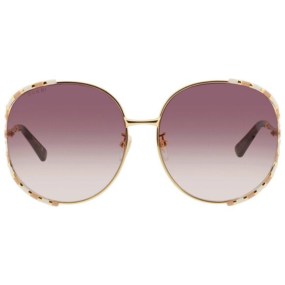 GUCCI 64mm GG0595S Gradient Oversize Round Sunglasses - Picture 1 of 15